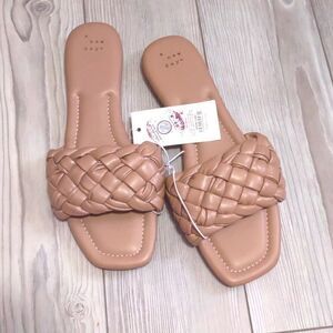 (S-4372)  A New Day Tan Carissa Sandals Size 11